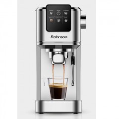 Rohnson R-98016 Αυτόματη Μηχανή Espresso 1350W Πίεσης 20bar για Cappuccino Ασημί Rohnson R-98016 Αυτόματη Μηχανή Espresso 1350W Πίεσης 20bar για Cappuccino Ασημί